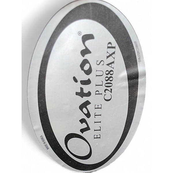 Used Ovation c2078axp Tiger Eye Acoustic Electric Guitar