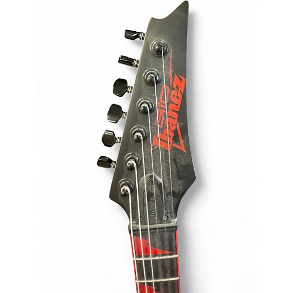 Used Ibanez GRG131DX Flat Black Solid Body Electric Guitar