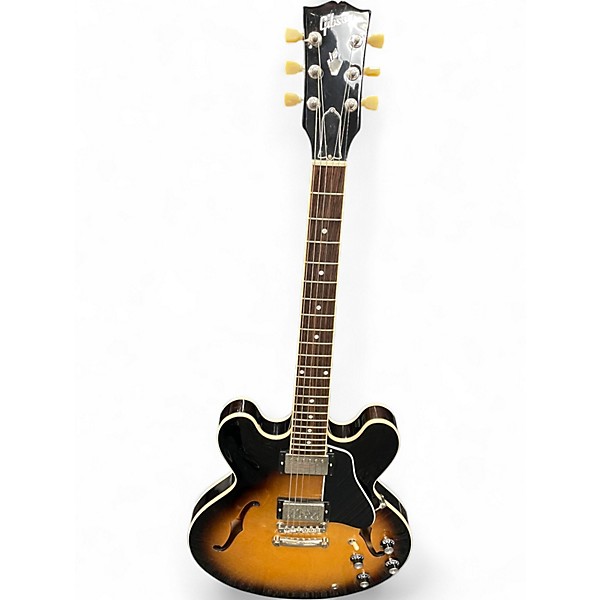 Used Gibson ES335 VINTAGE SUNBURST Solid Body Electric Guitar