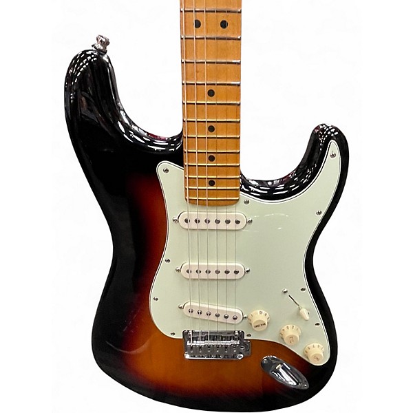 Used Fender Player Plus Stratocaster 3 Color Sunburst Solid Body Electric Guitar