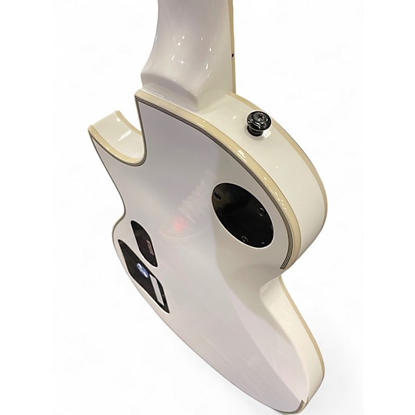 Used ESP LTD James Hetfield Signature Iron Cross White Solid Body Electric Guitar