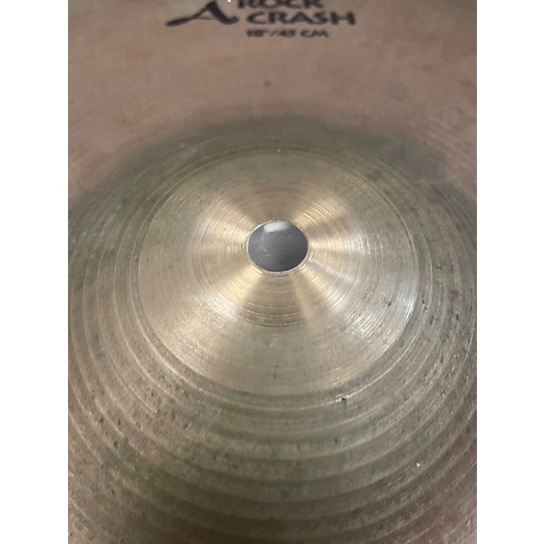 Used Avedis Zildjian 18in Rock Crash Cymbal