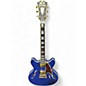 Used D'Angelico DLX DCSP Blue Hollow Body Electric Guitar thumbnail