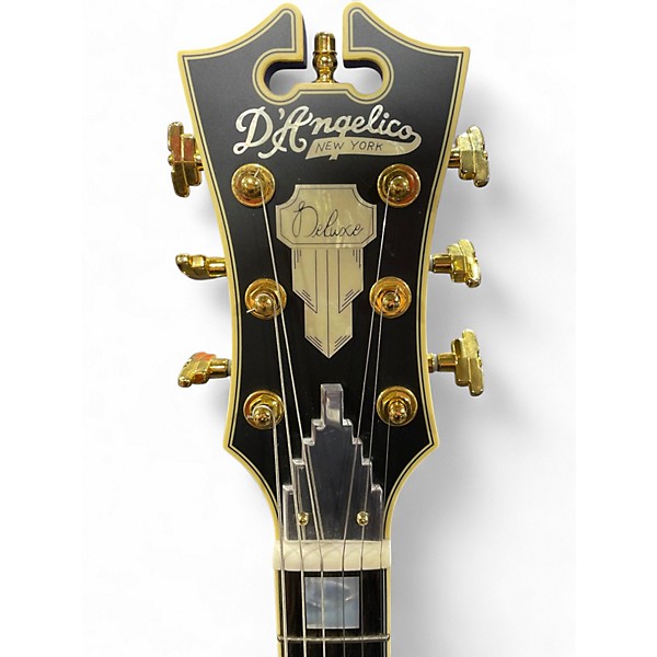 Used D'Angelico DLX DCSP Blue Hollow Body Electric Guitar