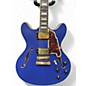 Used D'Angelico DLX DCSP Blue Hollow Body Electric Guitar