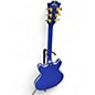 Used D'Angelico DLX DCSP Blue Hollow Body Electric Guitar
