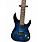 Used Schecter Guitar Research OMEN ELITE 7 Trans Blue Solid Body Electric Guitar