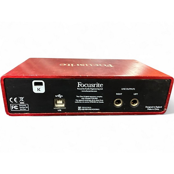 Used Focusrite Scarlett 2i2 Gen 2 Audio Interface