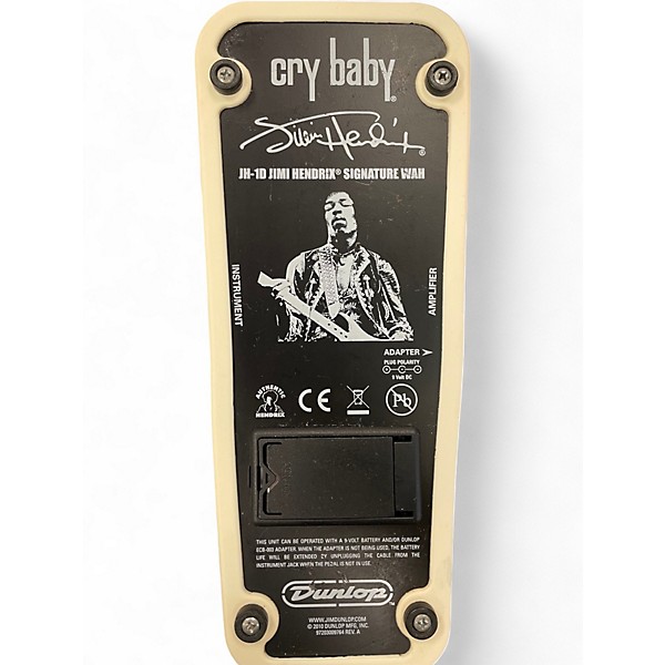 Used Dunlop JH-1D JIMI HENDRIX SIGNATURE WAH Effect Pedal