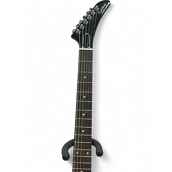 Used Epiphone Explorer Black Solid Body Electric Guitar