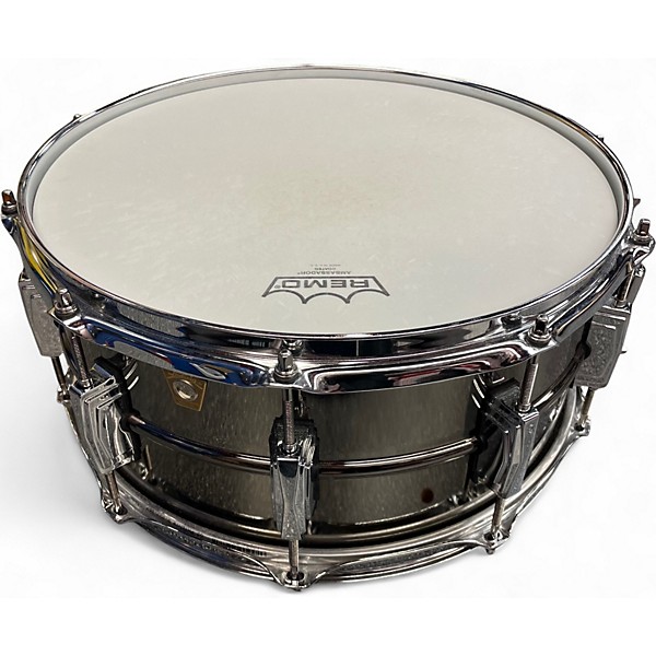 Used Ludwig 6.5X14 Black Beauty Snare Black Chrome Drum