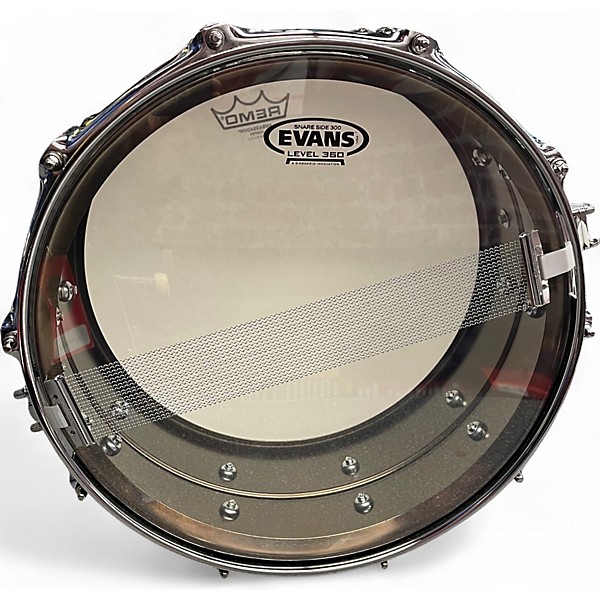 Used Ludwig 6.5X14 Black Beauty Snare Black Chrome Drum