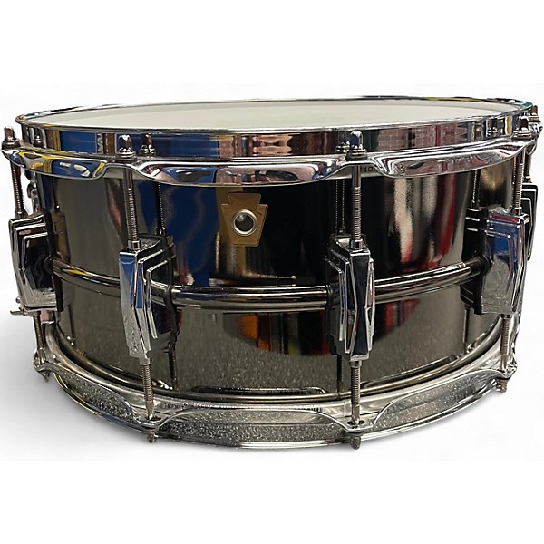 Used Ludwig 6.5X14 Black Beauty Snare Black Chrome Drum