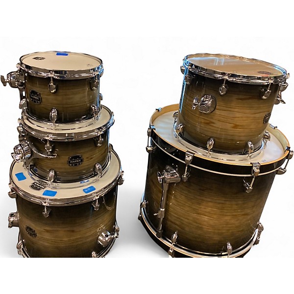 Used Mapex 5 Piece Armory Series Exotic Studioease Black Dawn Drum Kit
