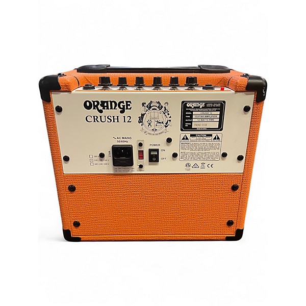 Used Orange Amplifiers Crush 12 Guitar Combo Amp