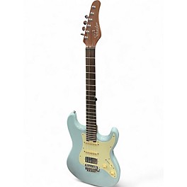 Used Schecter Guitar Research DIAMOND NICK JOHNSTON HSS ATOMIC FROST MINT GREEN Solid Body Electric Guitar