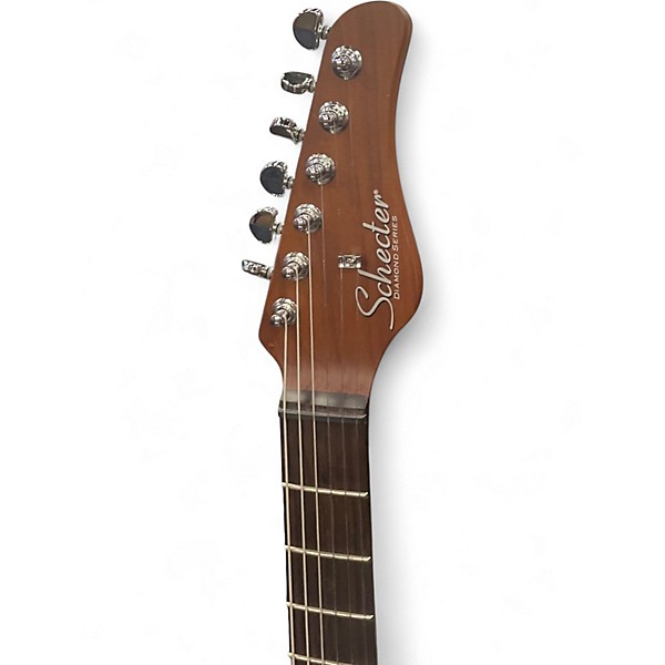 Used Schecter Guitar Research DIAMOND NICK JOHNSTON HSS ATOMIC FROST MINT GREEN Solid Body Electric Guitar