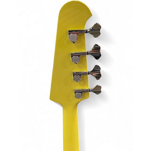 Used Gamma Custom Bass Guitars Epsilon Yellow Electric Bass Guitar