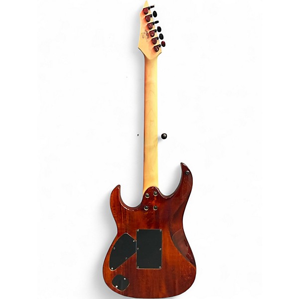 Used Cort X-11QM Wine Red Burst Solid Body Electric Guitar