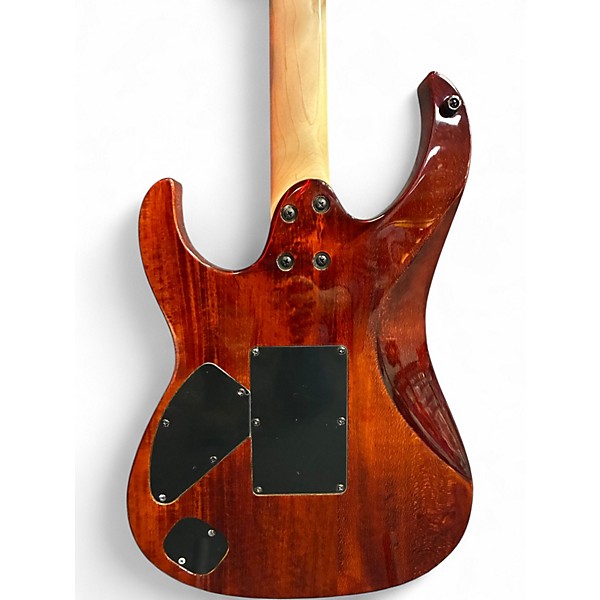 Used Cort X-11QM Wine Red Burst Solid Body Electric Guitar