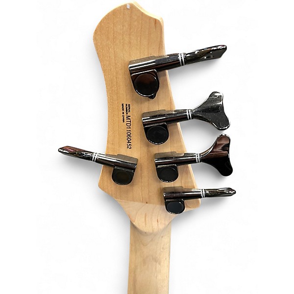 Used MTD Kingston 5 String Fretless Natural Electric Bass Guitar