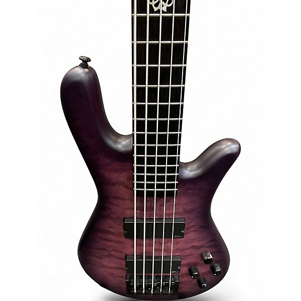 Used Spector NS Pulse 2 Ultraviolet Electric Bass Guitar