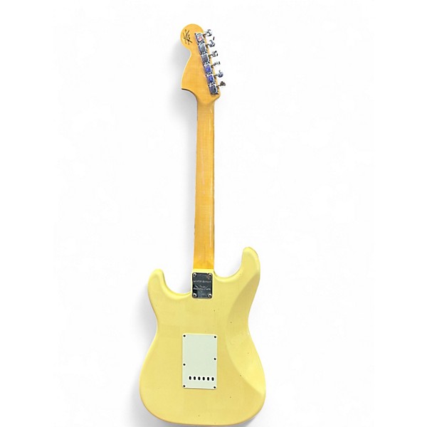 Used 2023 Fender Custom Shop Limited Edition 1968 Stratocaster Journeyman Aged Vintage White Solid Body Electric Guitar