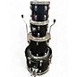 Used Sunlite 4 Piece 4 PIECE DRUM SET Black Drum Kit