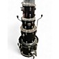 Used Sunlite 4 Piece 4 PIECE DRUM SET Black Drum Kit