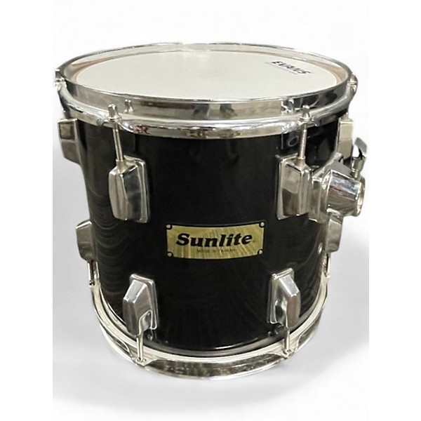Used Sunlite 4 Piece 4 PIECE DRUM SET Black Drum Kit
