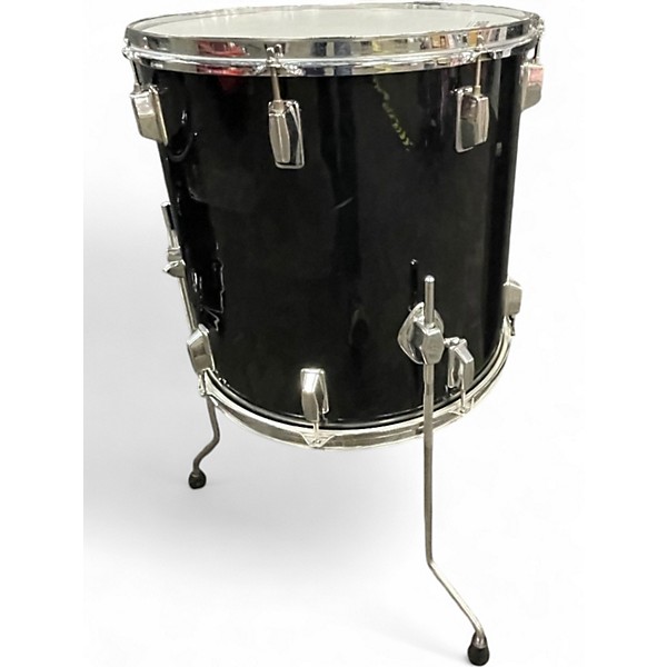 Used Sunlite 4 Piece 4 PIECE DRUM SET Black Drum Kit