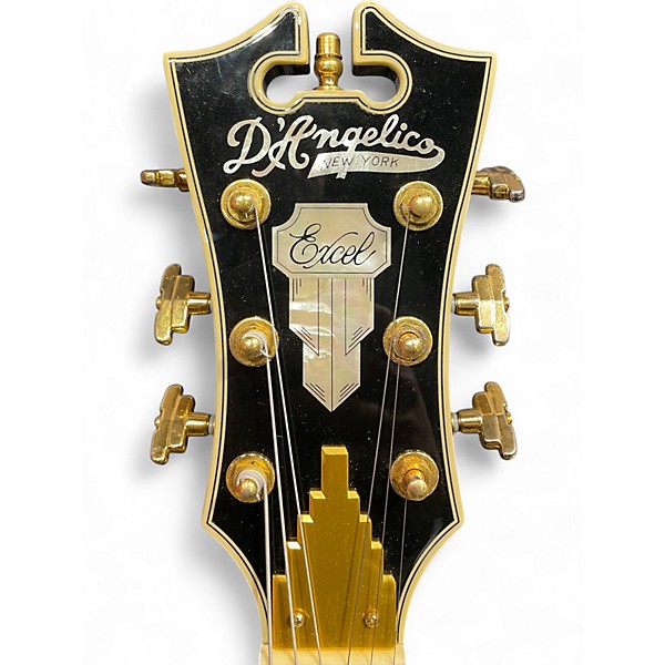 Used D'Angelico EX-DC/SP Black Hollow Body Electric Guitar