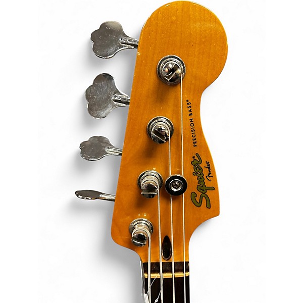 Used Squier Classic Vibe 1960S Precision Bass Surf Green Electric Bass Guitar