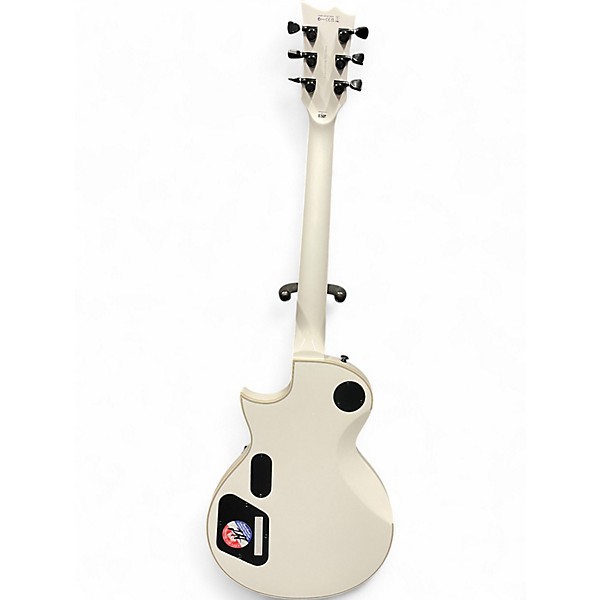Used ESP James Hetfield Iron Cross Snow White Solid Body Electric Guitar
