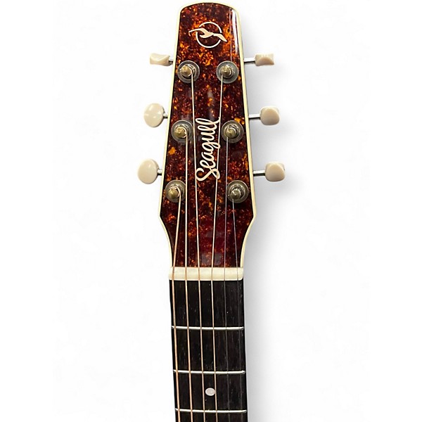 Used Seagull M6 LTD RUBY RED Acoustic Electric Guitar