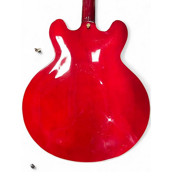 Used Epiphone JA Riviera Deluxe Cherry Hollow Body Electric Guitar