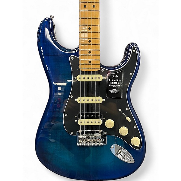Used Fender Player Stratocaster Blue Burst Solid Body Electric Guitar