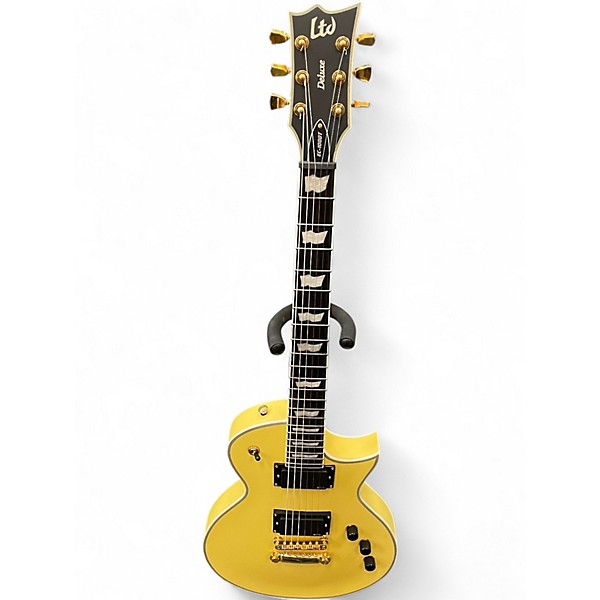 Used ESP LTD EC1000T FM VINTAGE GOLD Solid Body Electric Guitar