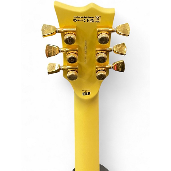 Used ESP LTD EC1000T FM VINTAGE GOLD Solid Body Electric Guitar