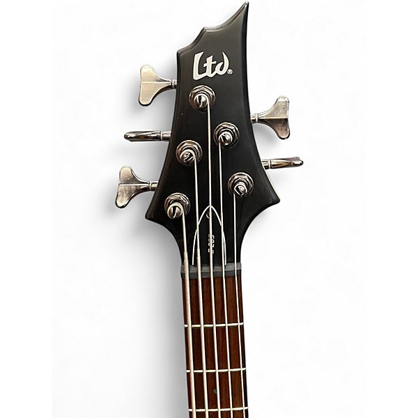 Used ESP LTD B205SM 5 String SATIN BLACK Electric Bass Guitar