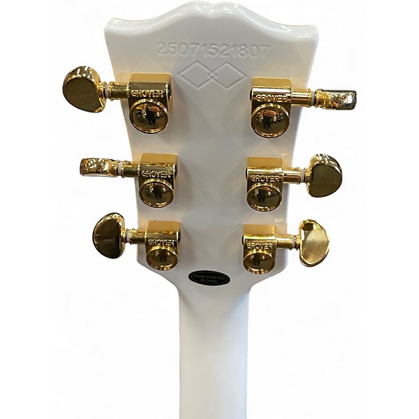 Used Epiphone INSPIRED BY GIBSON LES PAUL CUSTOM WHITE Solid Body Electric Guitar