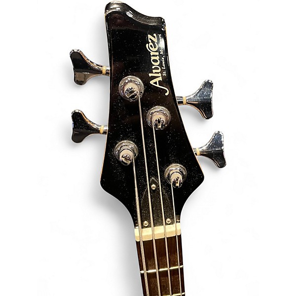 Used Alvarez AEB4 Amber Electric Bass Guitar