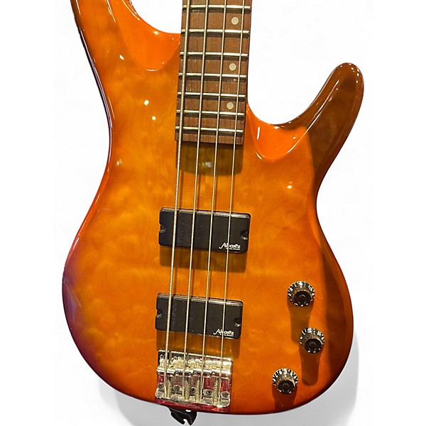 Used Alvarez AEB4 Amber Electric Bass Guitar