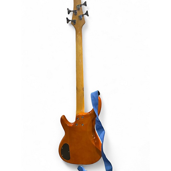 Used Alvarez AEB4 Amber Electric Bass Guitar