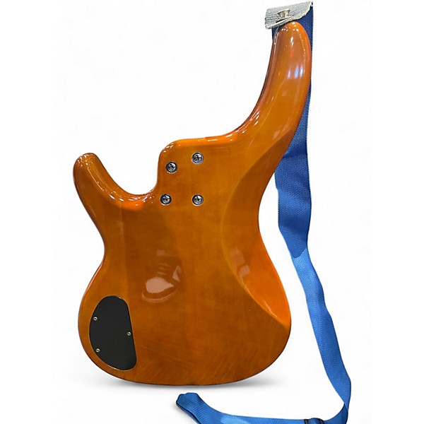 Used Alvarez AEB4 Amber Electric Bass Guitar