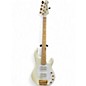 Used 2011 Ernie Ball Music Man Stingray HH 5 String Ivory White Electric Bass Guitar thumbnail