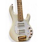 Used 2011 Ernie Ball Music Man Stingray HH 5 String Ivory White Electric Bass Guitar