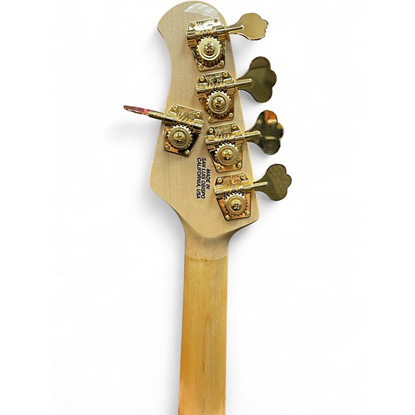 Used 2011 Ernie Ball Music Man Stingray HH 5 String Ivory White Electric Bass Guitar