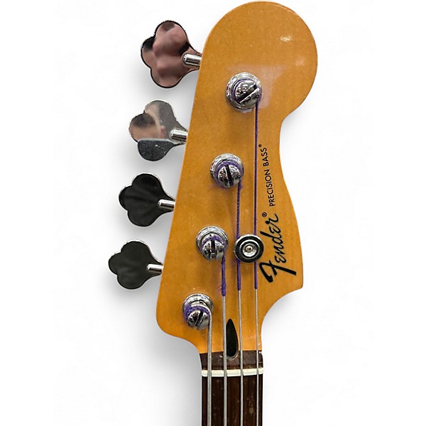 Used Fender Standard Precision Bass Brown Sunburst Electric Bass Guitar