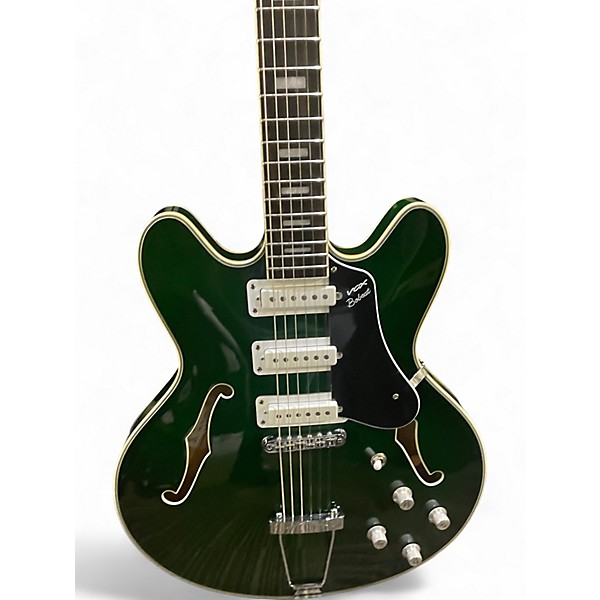 Used 2025 VOX S66 Green Hollow Body Electric Guitar